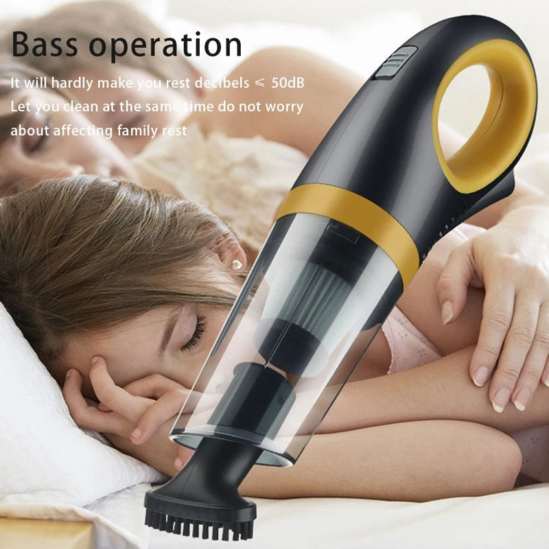 

120W 5000Pa Portable Wireless Car Vacuum Cleaner Strong Suction Rechargeable Handheld for Office Home Cleaner