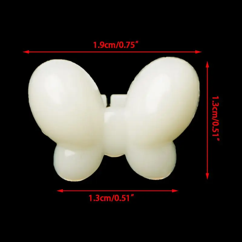 50 шт. кольца для ногтей в форме бабочки маникюра искусственных искусств|Стразы и