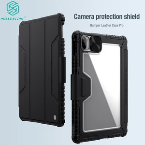 for xiaomi pad 5 case чехол nillkin luxury shockproof bumper leather case pro smart sleep flip tablet case for mi pad 5 pro f