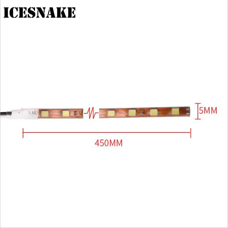 45 см Водонепроницаемый Автомобильный декоративный гибкий светодиодный