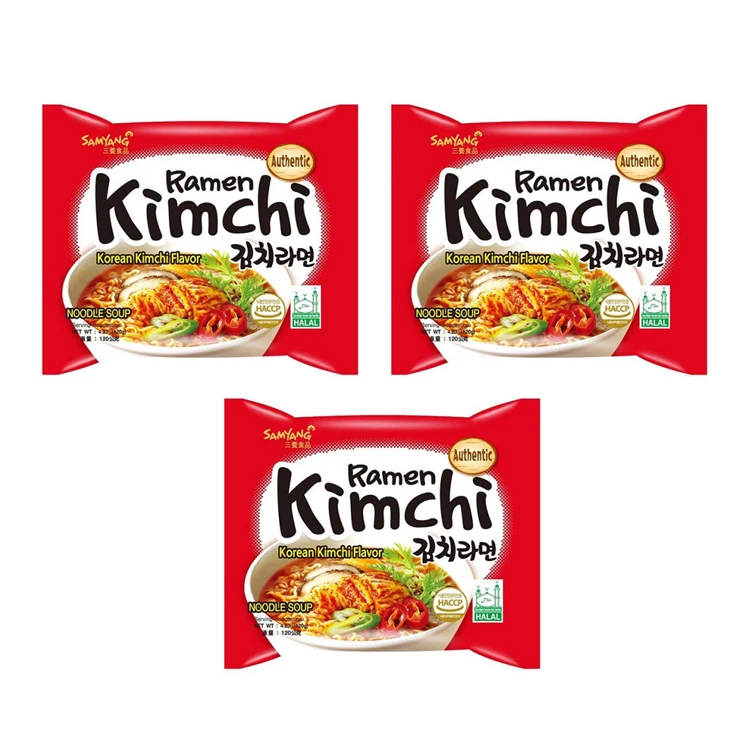 Лапша быстрого приготовления Кимчи рамен со в...
