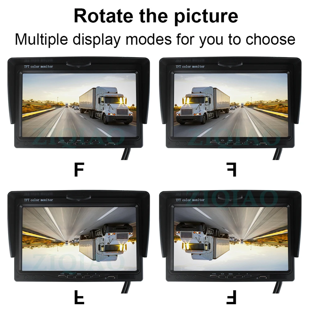 ZIQIAO 7 &quotГрузовик Автобус черный ящик безопасности геодезическая система AHD 4CH в