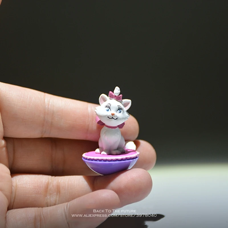 Disney аристократы Мэри кошка 4 см фигурка сидя коллекция украшений аниме игрушка