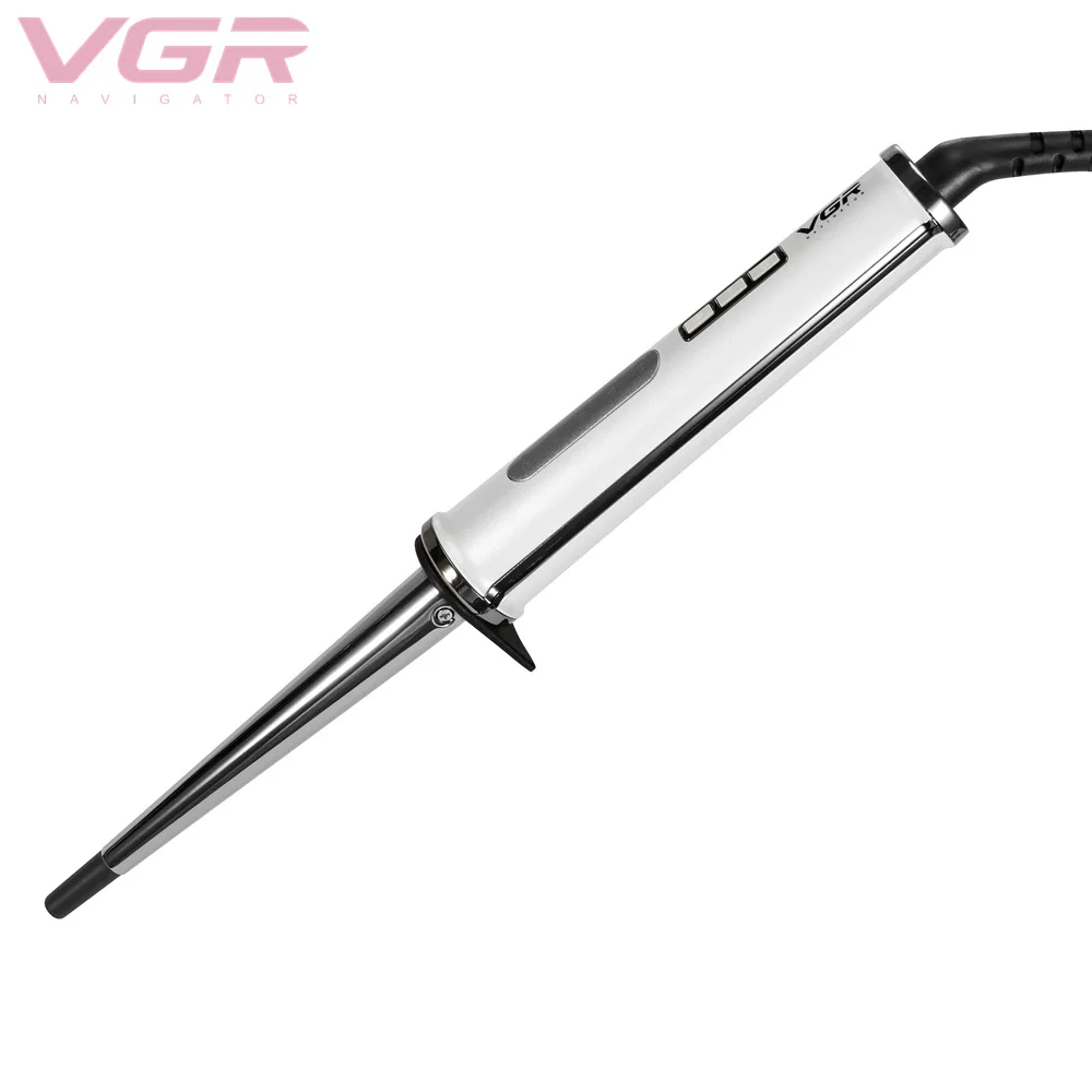 VGR LCD бигуди коническая плойка с одной трубкой керамическая глазурованная груша