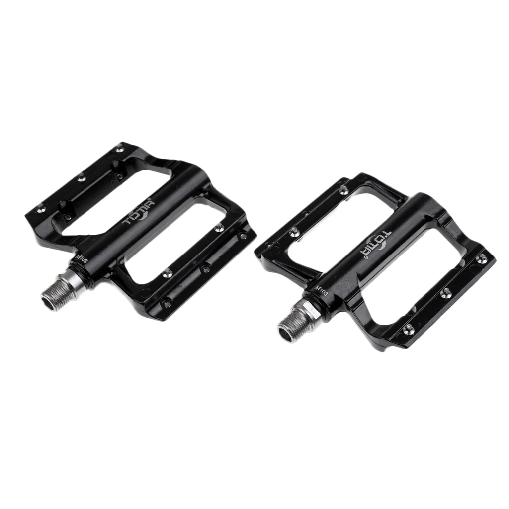 1 пара сплав алюминиевый горный велосипед CyclingPedals дорожный велосипед герметичный подшипник педаль велосипедный компонент черный