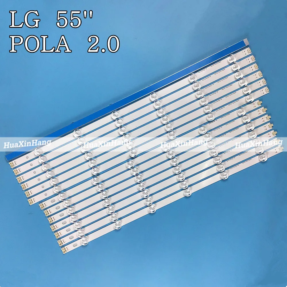 14 шт. светодиодный фонарь для LG 55LN5400 55LA6200 55LN6200 55LA6130 55LN5700 innotek POLA2.0 55 Pola 2 0 R L 55LA6205