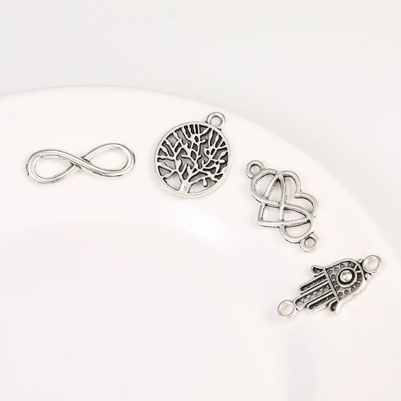 10 шт./лот оптовая продажа подвески из сплава в Форме Знака бесконечности форме