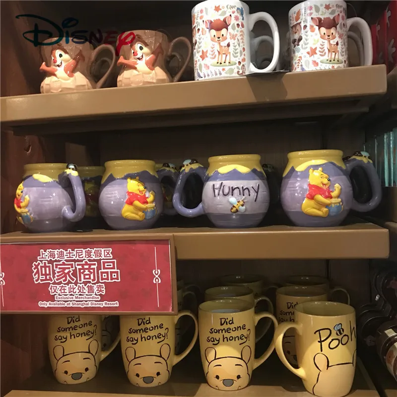 Керамическая кружка с изображением Винни меда для детей и женщин 3D рисунком из