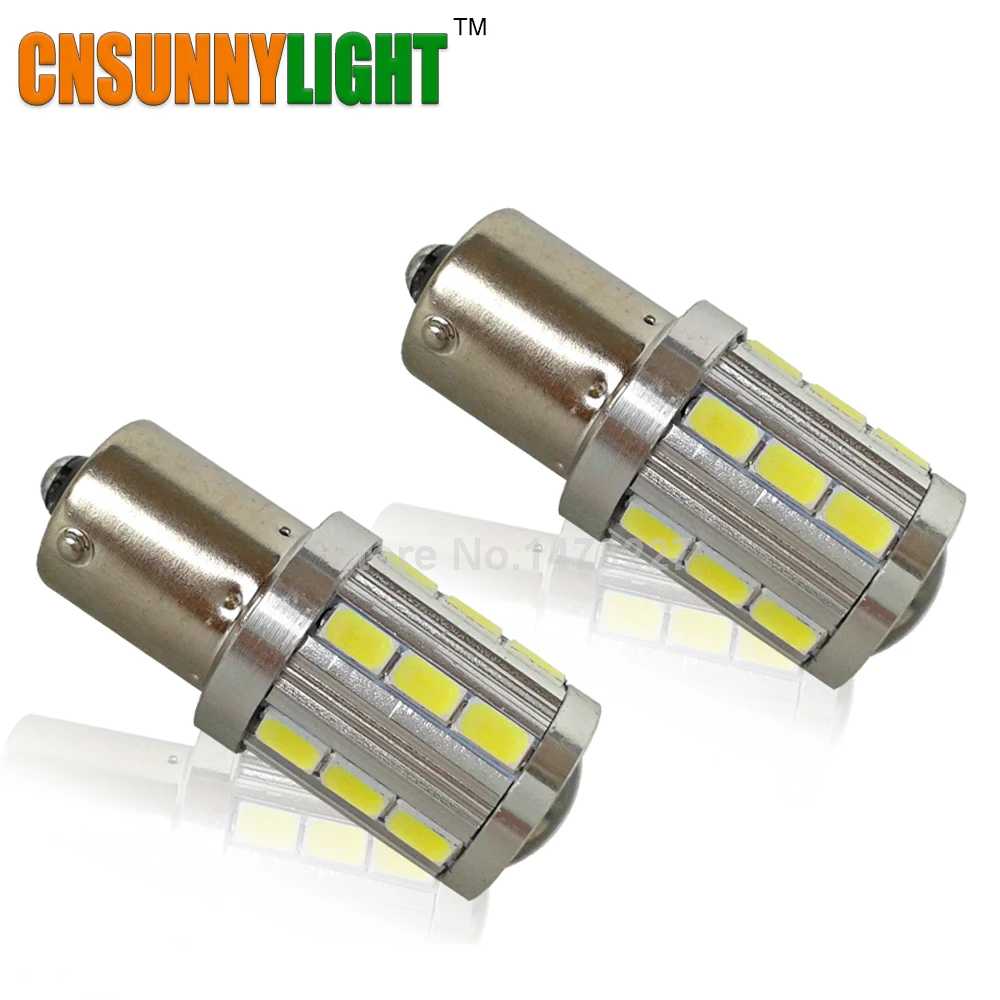 Супер яркий 1156 BA15S P21W 5730 21SMD светодиодный объектив для проектора автомобильная