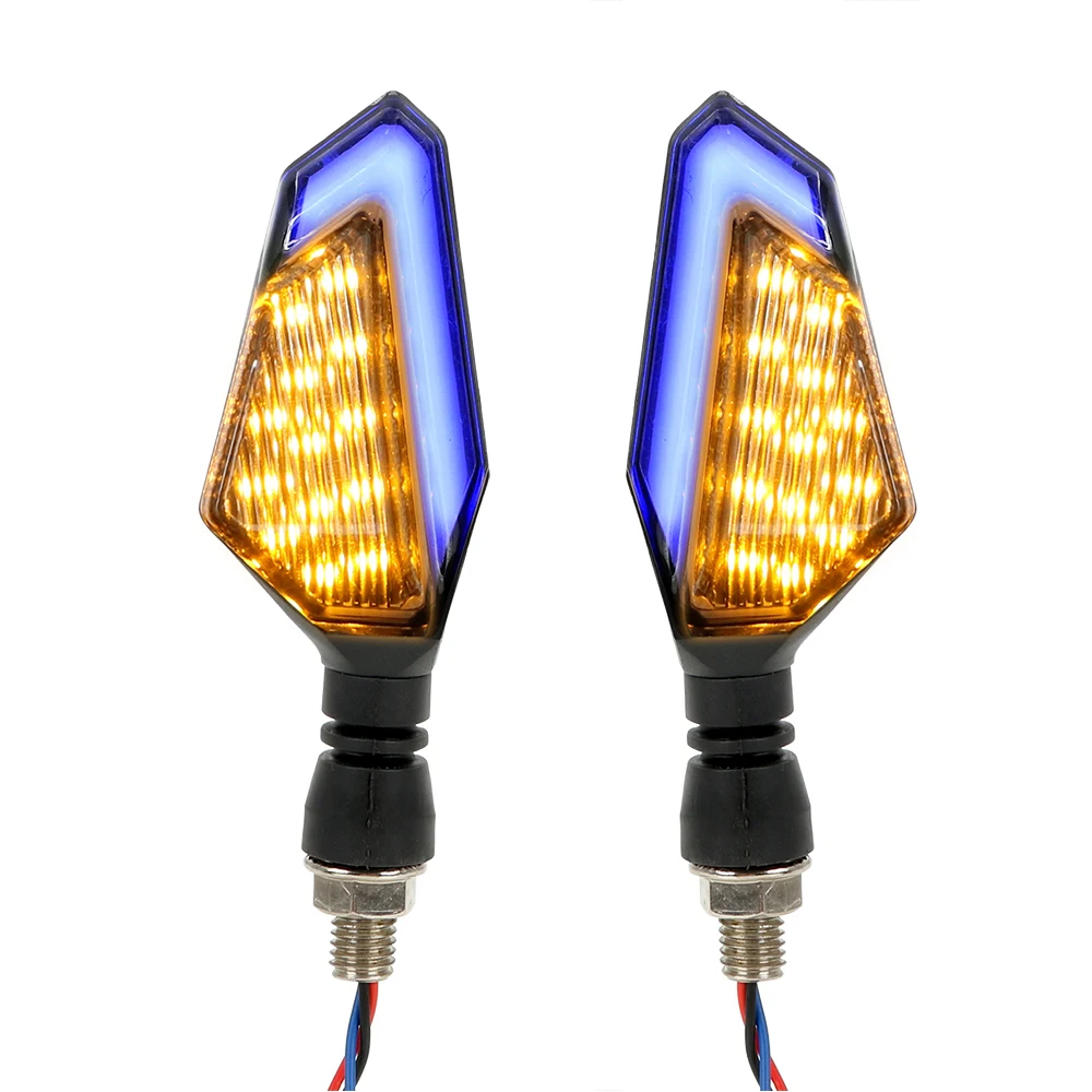 YOSOLO 2 шт./компл. мотоцикл светодиодный указатели поворота DC 12V спереди и сзади