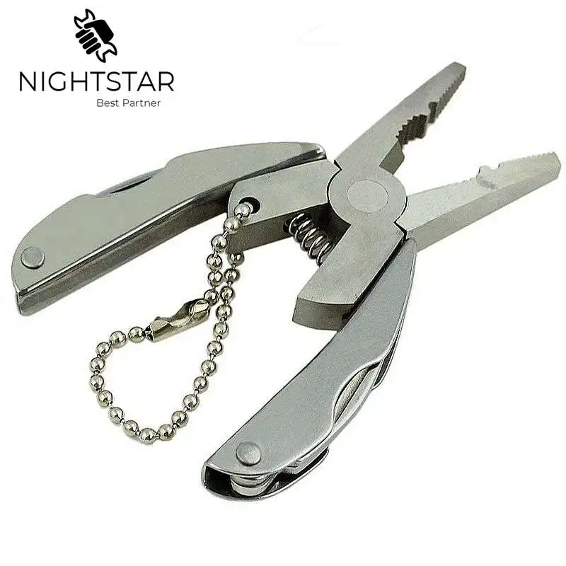 Портативный многофункциональный складной брелок отвертка из нержавеющей стали