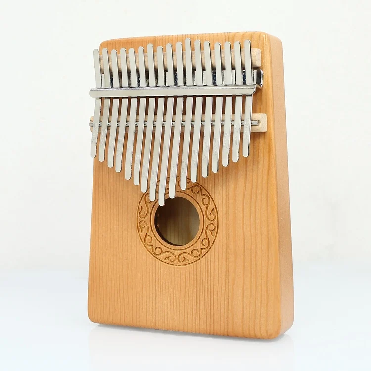 Kerus 17 teclas Kalimba pulgar фортепиано де Мадера Альта калидация корпус каоба музыкальный