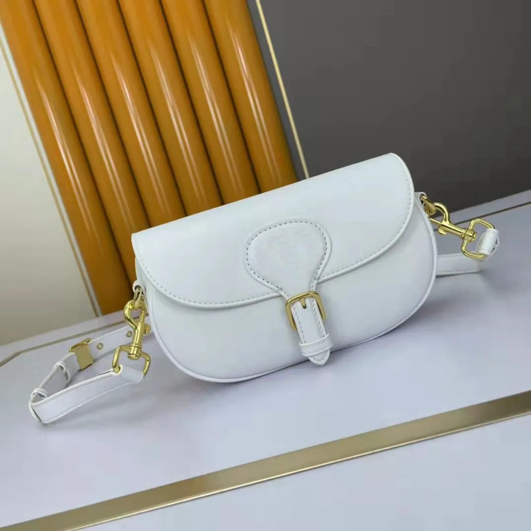 

Classic retro tofu bag, simple and fashionable one-shoulder messenger bag, Dijia all-match leather crescent bag