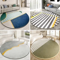 round large carpet living room floor mat bedroom bedside blanket rugs and carpets for home living room buffalo check decor rug