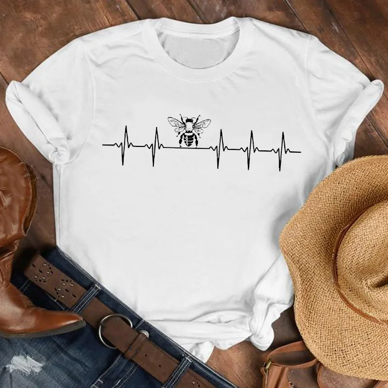 

Mermaid Beach Print T Shirt Women Short Sleeve O Neck Loose Tshirt Women Tee Shirt Tops Female Clothes Camisetas Mujer