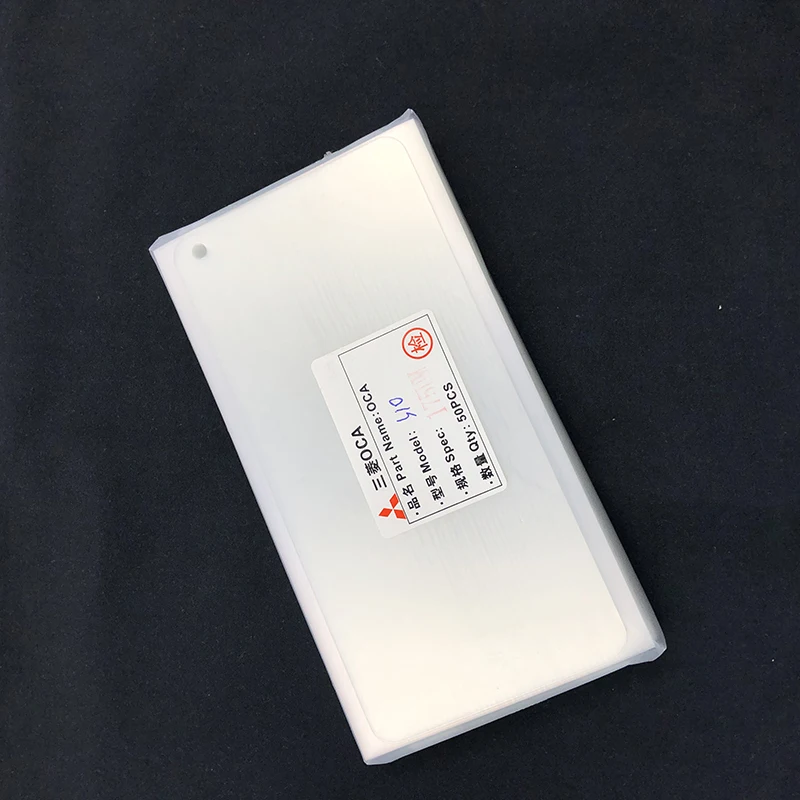 5,8 ”6,5” 250um OCA оптическая Прозрачная Клейкая наклейка клеевая пленка для iPhone X/XR/XS Max сенсорная стеклянная линза пленка для мобильного телефона