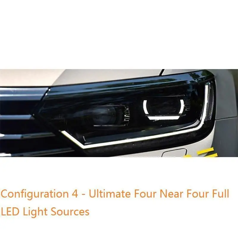 MODEL C Автозапчасти Luces Led Para авто Drl аксессуары автомобильные лампы фары автомобильные фары в сборе 17 18 для Volkswagen Magotan - Цвет: MODEL C