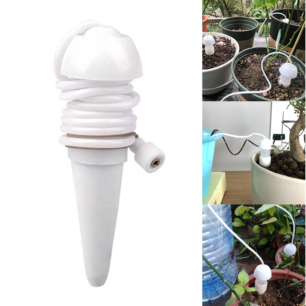 

6 Pcs/Lot Automatic Self Watering Probes Plant System Ceramic Spikes Creative Gardening Flower Pot Potted Drip Device