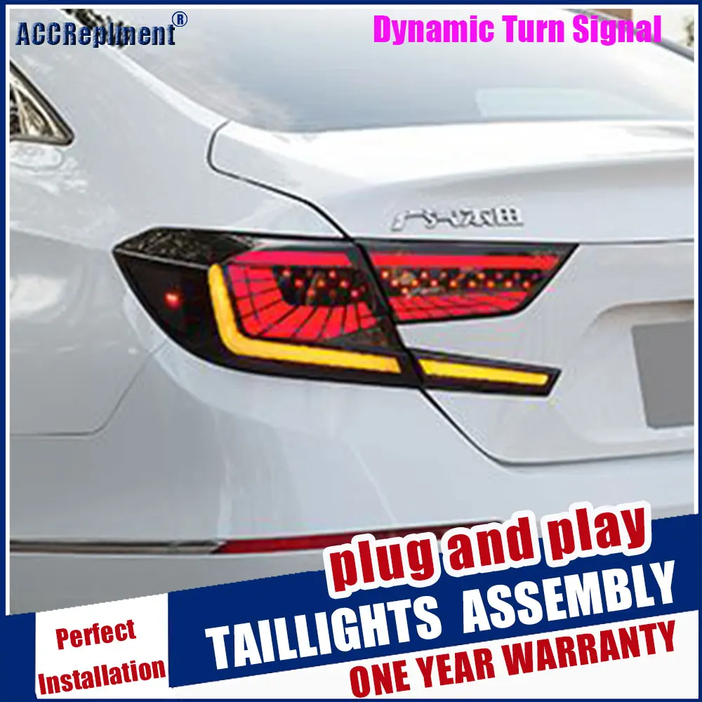 Динамический сигнал поворота для хвостовой части автомобиля светильник s Honda Accord