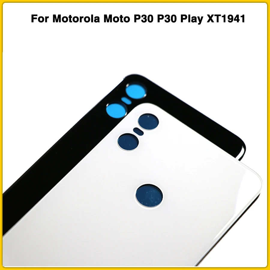 Новый чехол для задней крышки P30 Motorola Moto Play XT1941 задняя крышка батареи с клеем