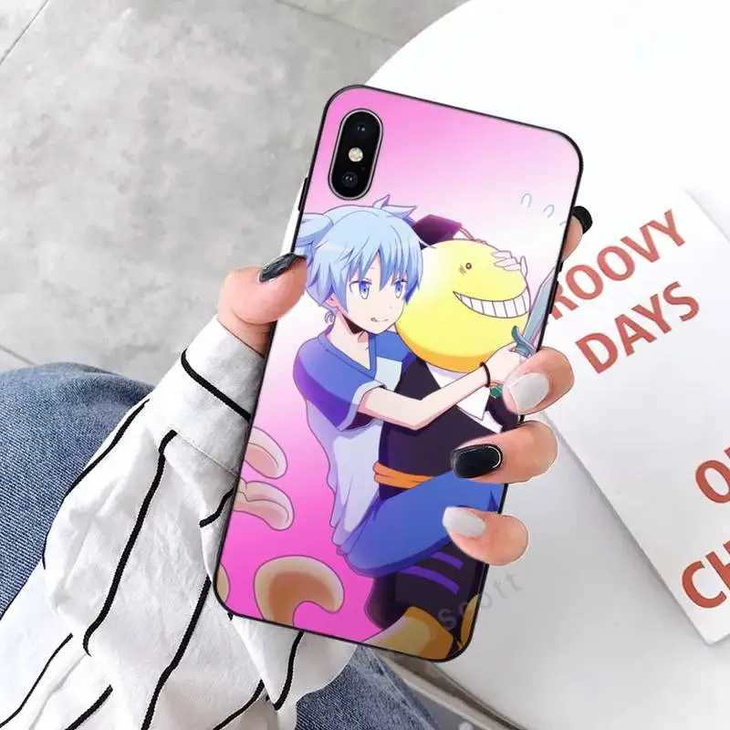 

assasination classroom anime Phone Case for iPhone 11 12 pro XS MAX 8 7 6 6S Plus X 5S SE 2020 XR funda hull soft shell