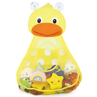 hot yo bath toy organizerscute toddler toy storage caddybathtub toy storage bags for kids baby bathroom quick dry with 2 stron