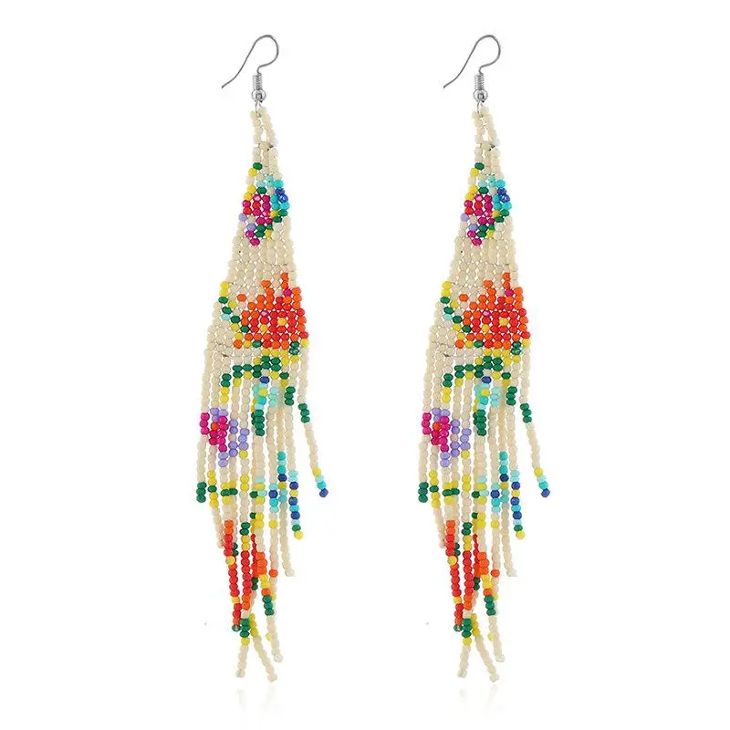 Женские Модные ювелирные изделия Ретро богемный в этническом стиле серьги