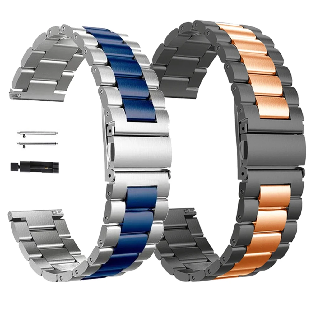 

20mm 22mm Stainless Steel Wristband for Realme Watch 2 S Pro Band Quick Release Metal Bracelet for Real Me Watch Strap Correa