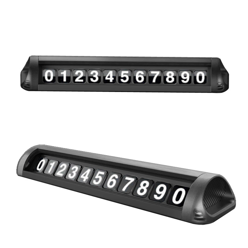 Автомобильный Стайлинг карточка с телефоном для временной парковки номерная