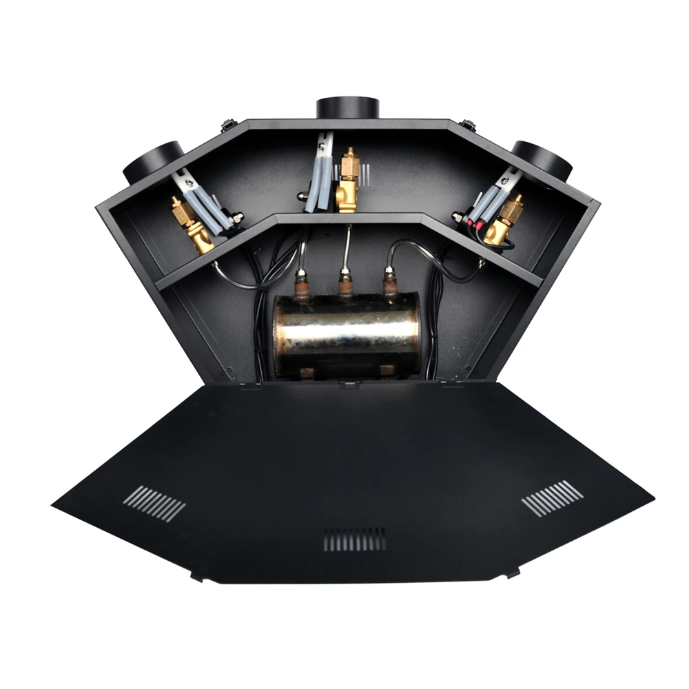 TIPTOP TP-T154B Flame Thrower - DJ Band Stage/Show Effect DMX Fire Projector Machine China Stage Light 3 Head Jet/3 Nozzle | Освещение