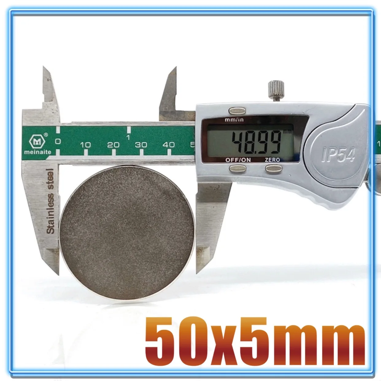 1/2/5 шт. 50x5 мм сильный дисковый редкоземельный магнит 50 x 5 Большие Круглые