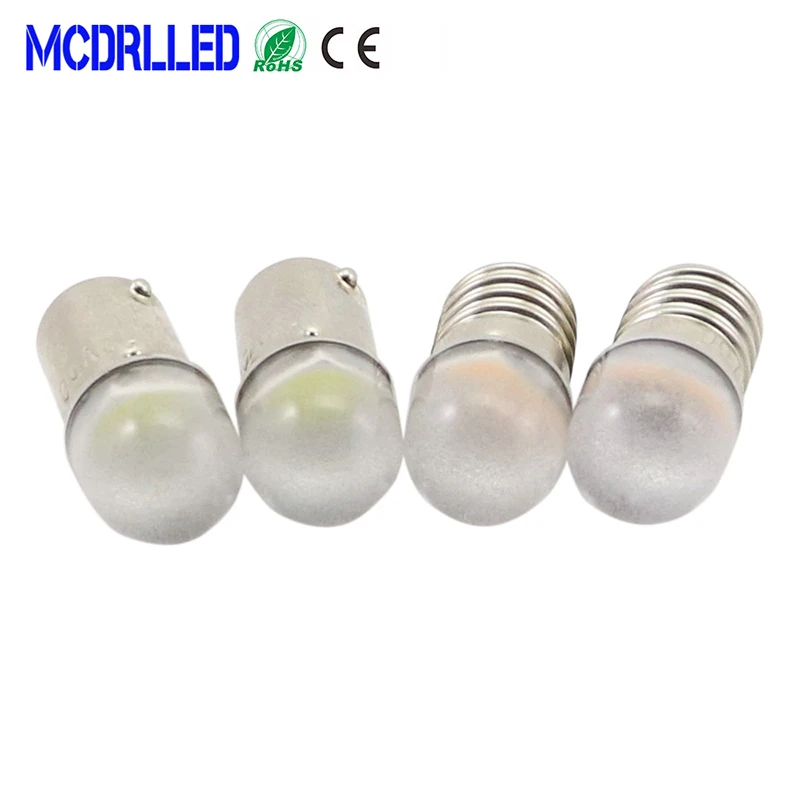 Светодиодный фонарь Mcdrl E10 T4W BA9S 10 шт. светодиодный для салона 0 5 Вт белый красный