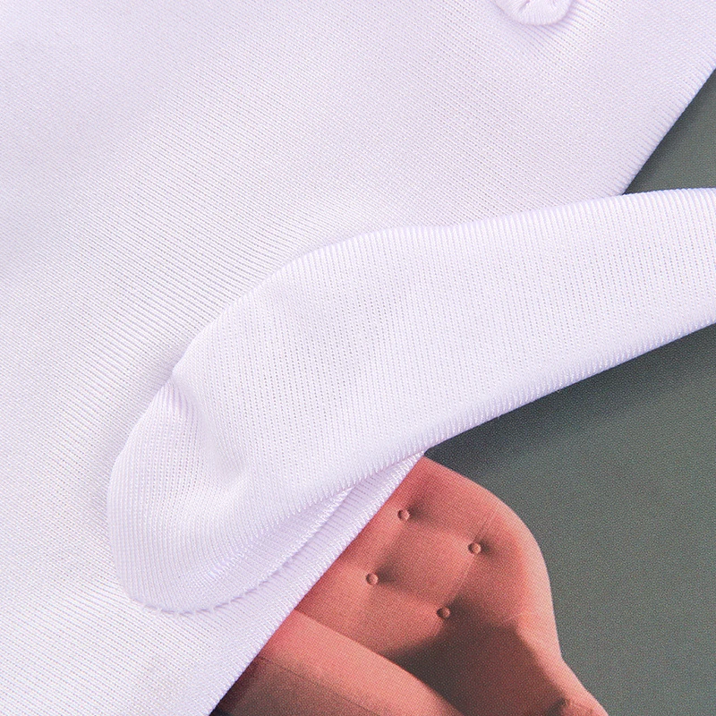 

2pcs Summer Spandex Gloves Women Sunscreen Thin Stretch Pure Color Gloves Tight Ladies Drive Gloves