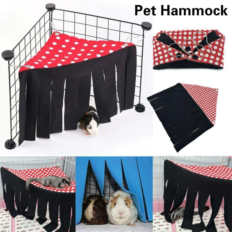 

Hamster Tent Hammock Pets Hideout Cage Accessories Nest Bed For Guinea Pig Chinchilla Hedgehog Rat Squirrel Ferret Dwarf Bunny