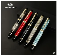 iraurita fountain pen jinhao 450 metal high quality ink pens caneta tinteiro pluma fuente office gift black