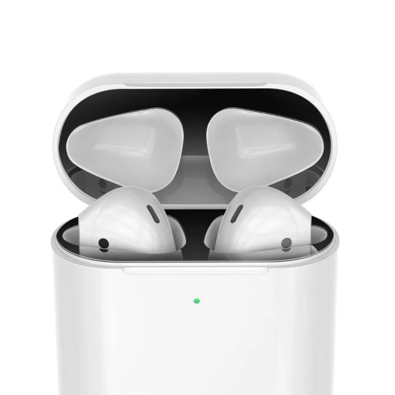 Чехол для наушников защита от пыли AirPods 2/Pro металлическая Пылезащитная наклейка