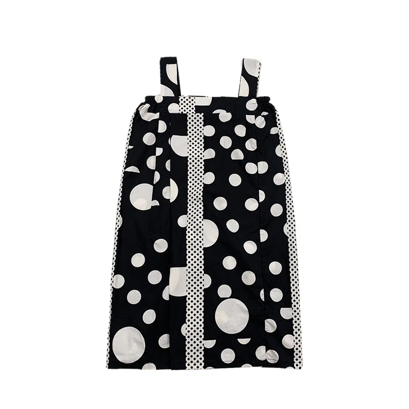 

Girls loose wide-leg pants 2021 summer new girls outing design sense suspenders one-piece pants