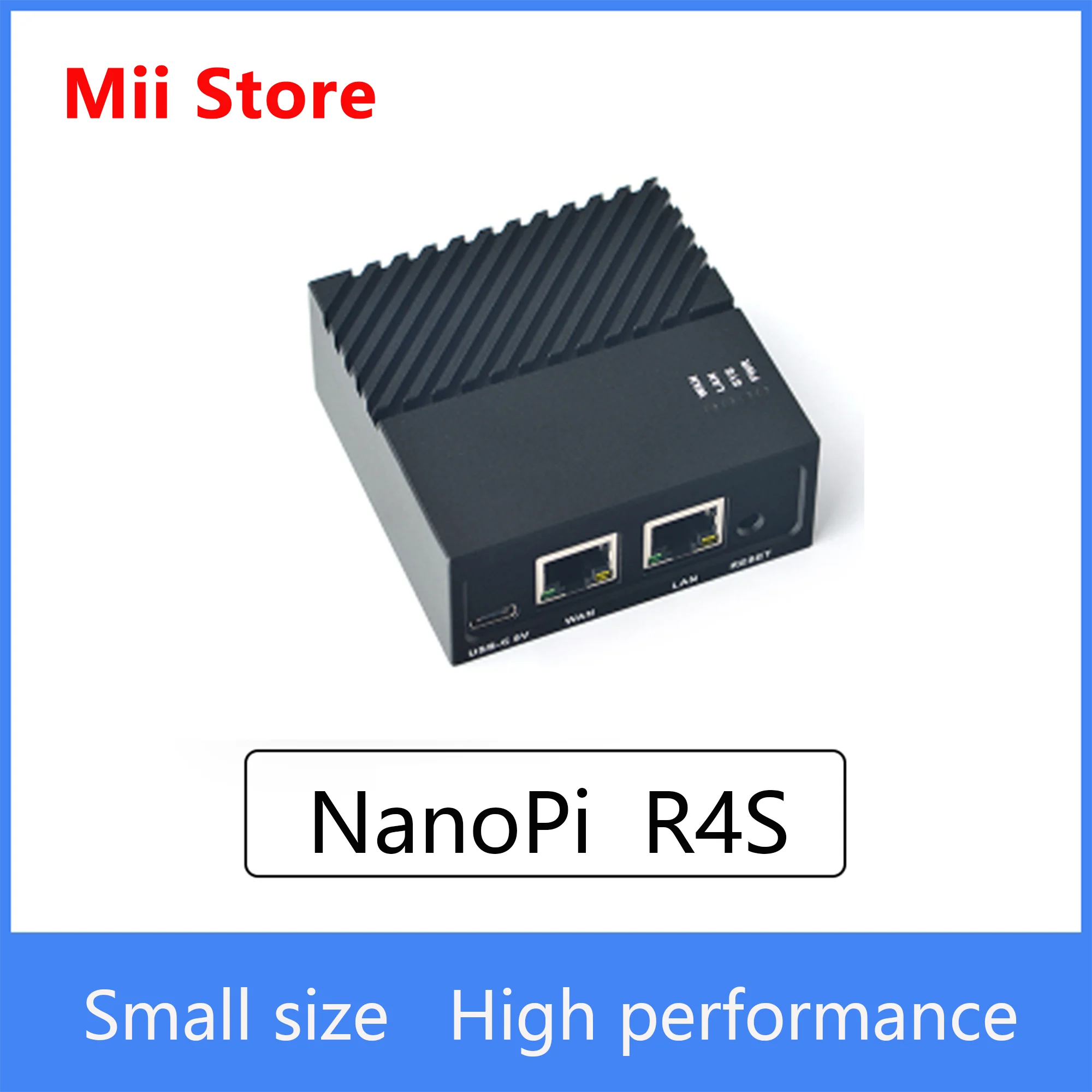 Мини-роутер для путешествий FriendlyElec Nanopi R4S OpenWRT с двумя портами Ethernet Gbps 4 Гб LPDDR4 на