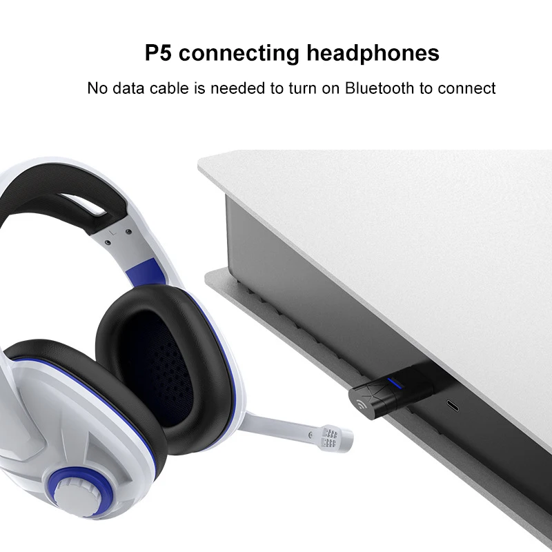 USB 5 0 Bluetooth приемник адаптер для PS5 PS-4 контроллер Беспроводной аудио широкое