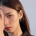 Винтажные Маленькие Круглые Серьги серебряного цвета для женщин, геометрические серьги ручной работы, свадебные украшения для невесты и девушки