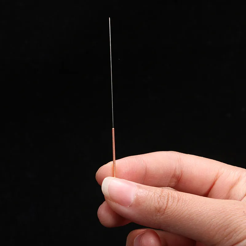 100 шт./корт. Медицинская акупунктурная одноразовая игла Hwato с медной ручкой для