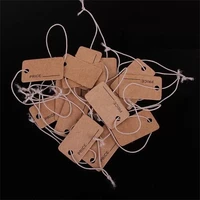 kraft paper handmade blank label with jute twine gift tags for price garment tags diy crafts stationery tags