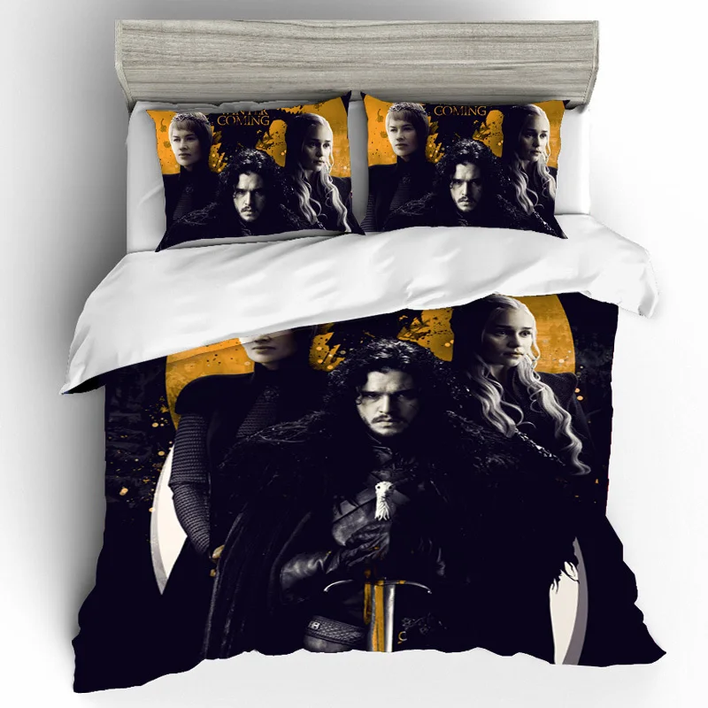 Game Of Thrones King Size Bedding Sets Duvet Cover Bed Sheets And Pillowcases Bed Linen Bedding Set Home Textile Dropshipping