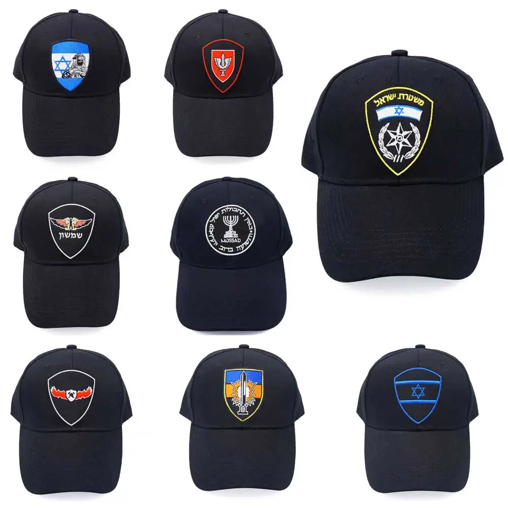 Израиль Флаг Моссад вышивка Кепка тракер в Повседневное Snapback Бейсбол Кепки с