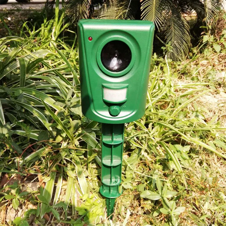 Отпугиватель животных солнечный светильник отпугиватель птиц пугает