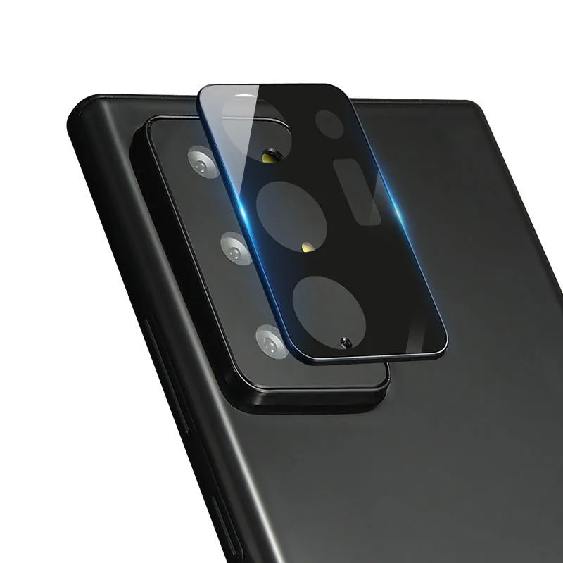 

For Samsung Note 20 Ultra Camera Lens Screen Protective Tempered Glass + Metal Ring Case for Samsung Galaxy S20 ultra 5G