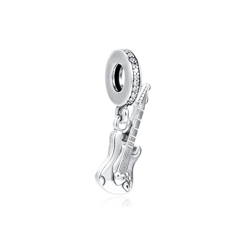 

CKK Fit Pandora Bracelets Electric Guitar Charms Silver 925 Original Beads for Jewelry Making Sterling Silver perles Berloque