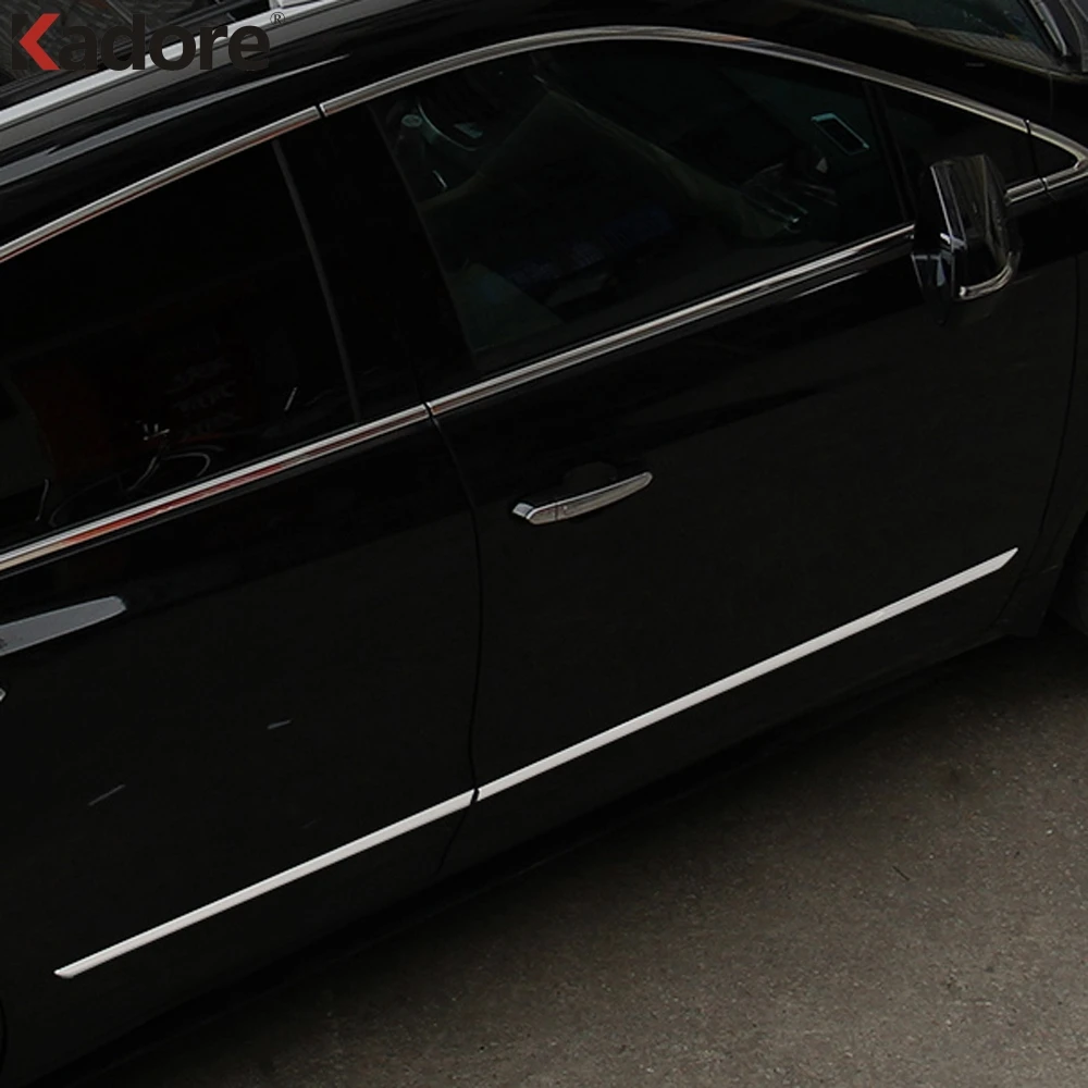 Для Cadillac XT5 2016 2017 2018 ABS Хромированная Боковая дверь корпус формовочная линия