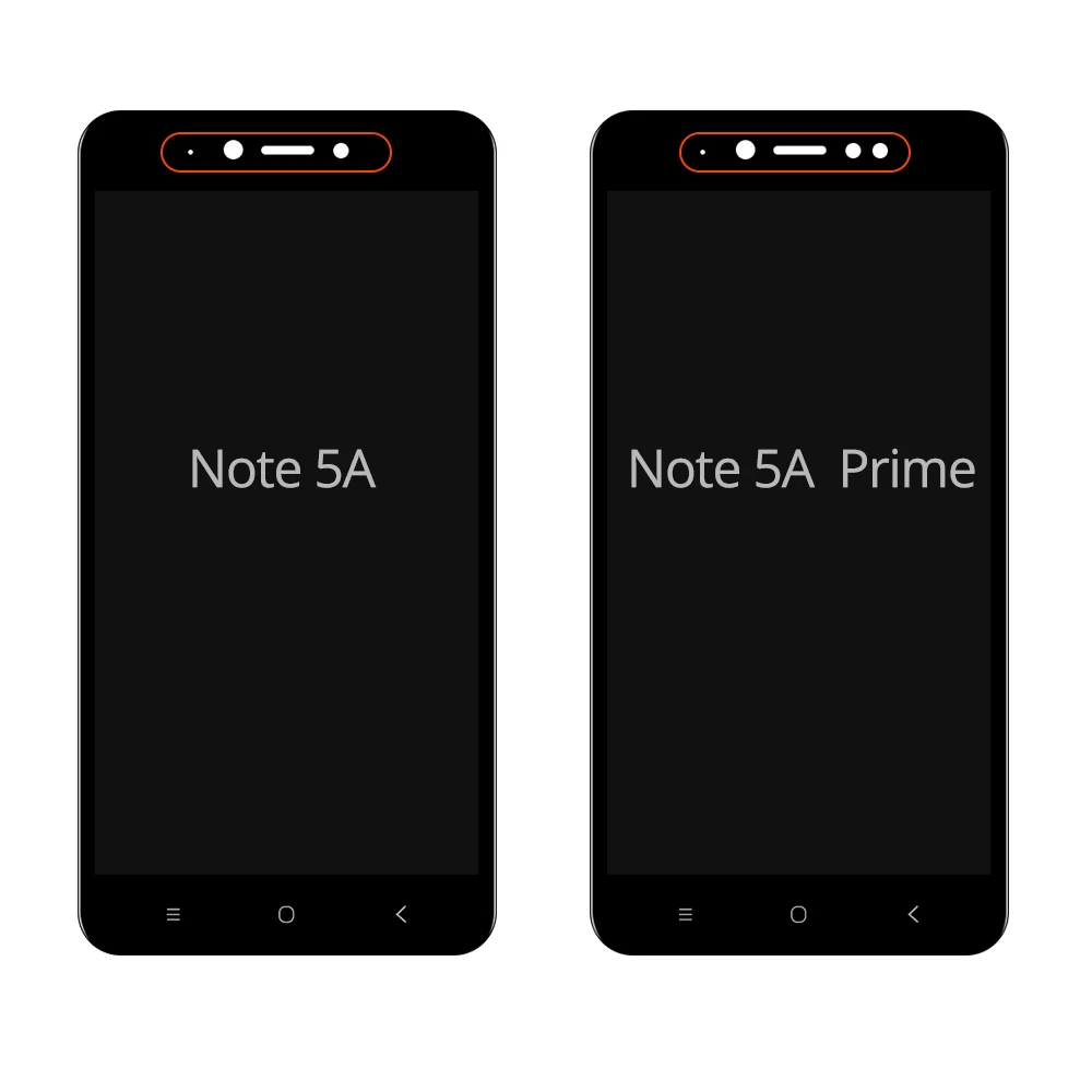 ЖК-дисплей с сенсорным экраном и рамкой для XIAOMI Redmi Note 5A 3 А + 5 дюйма Y1 / |