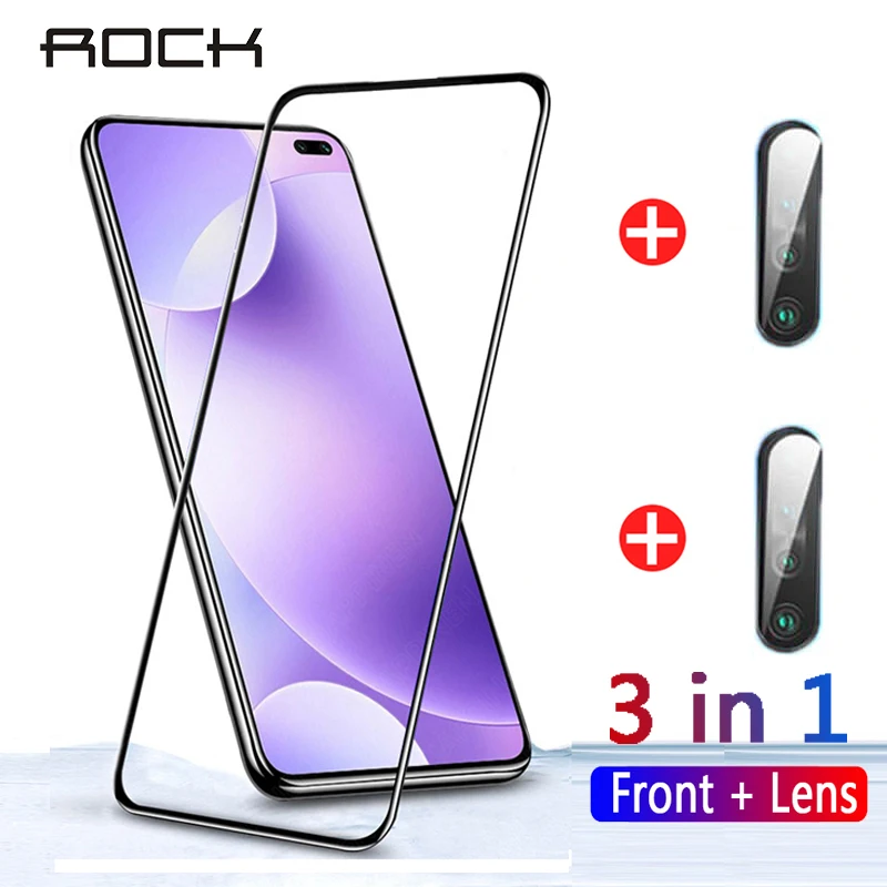 ROCK для Xiaomi Redmi K30 K20 закаленное стекло Защита экрана камеры Защитное Note 7 8 Pro 8T 8A 7A